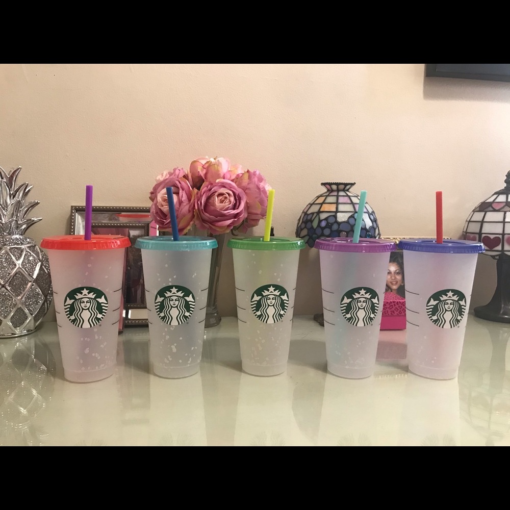 Confetti cold color changing cups 🥰